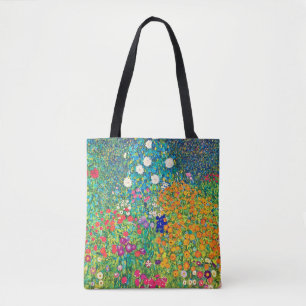 Tote Bag Jardin aux fleurs, Gustav Klimt