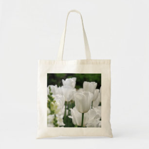 Tote Bag jardin blanc de tulipe