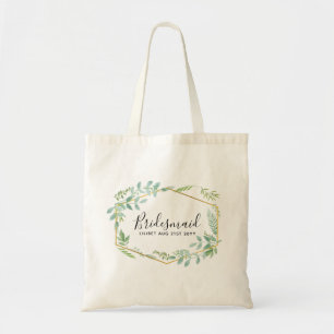 Tote Bag Jardin botanique Feuille Mariage de verdure