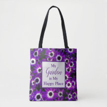 Jardin dans mon endroit heureux Fleur violet brill