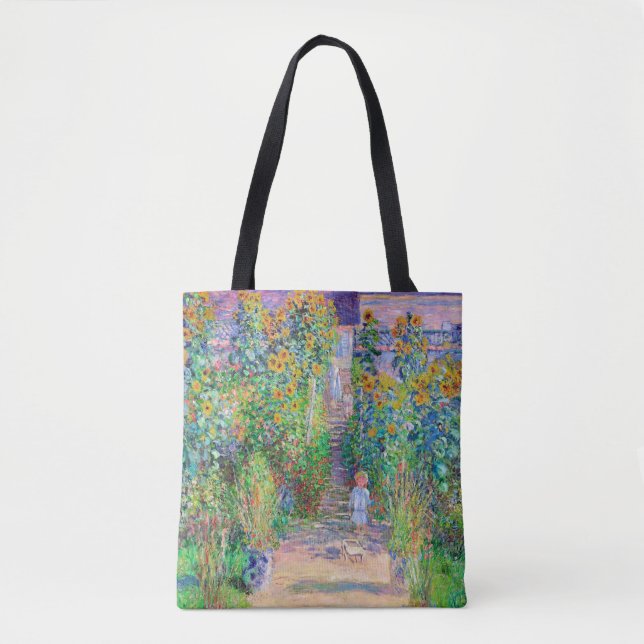 Tote Bag Jardin de l'artiste, Monet (Devant)