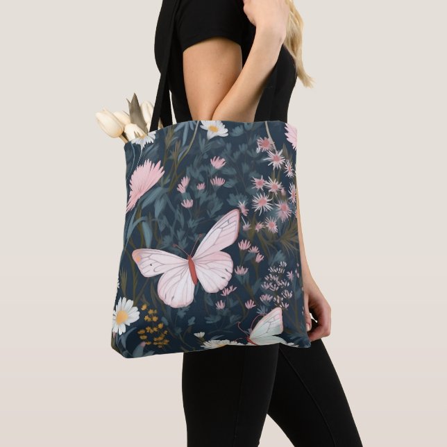 Tote Bag Jardin des papillons (De près)