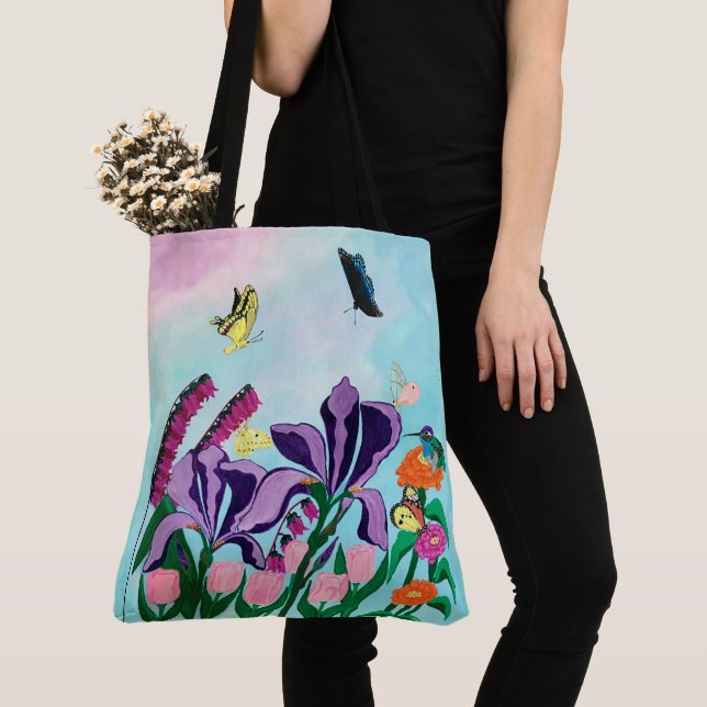 Tote Bag Jardin des plaisirs merveilleux (De près)