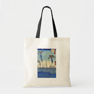 Tote Bag Jardin d'iris de Horikiri par Ando, Hiroshige