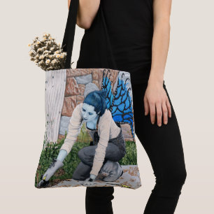 Tote Bag Jardin Fairy foncé jardinier Imaginaire Graphic Fo