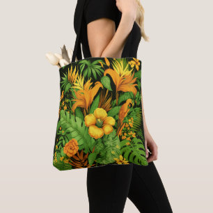 Tote Bag Jardin Fleur Fleur Plante Vert Nature