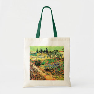 Tote Bag Jardin fleuri avec chemin par Vincent van Gogh
