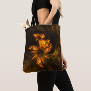 Tote Bag Jardin mystique Art Abstrait