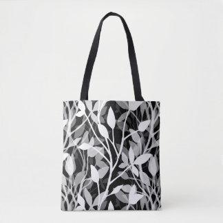 Tote Bag Jardin Sauvage Brumeuse Couches Botaniques de Feui