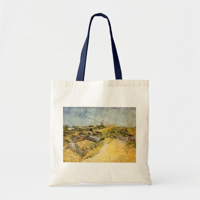 Tote Bag Jardins de légumes, Montmartre par Vincent van Gog (Devant)