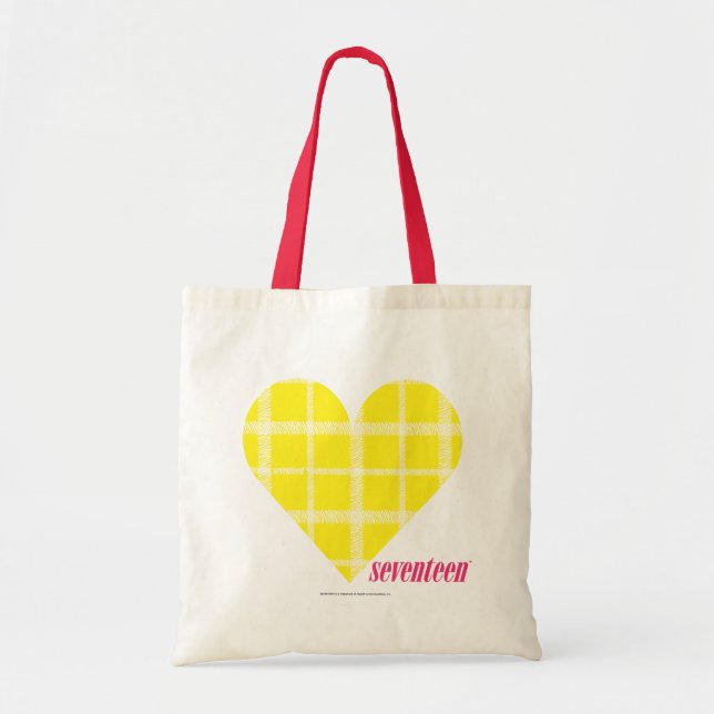 Tote Bag Jaune 2 de plaid (Devant)