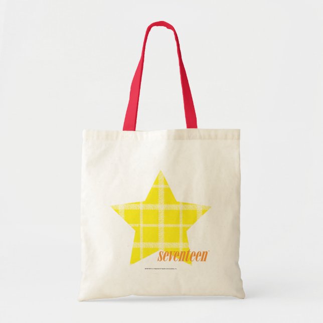 Tote Bag Jaune 4 de plaid (Devant)