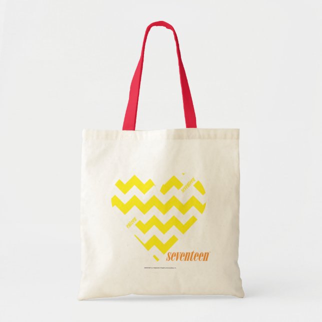 Tote Bag Jaune 4 de zigzag (Devant)