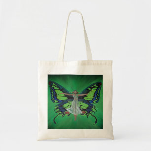 Tote Bag Jazz Age Showgirl Flapper portant des ailes papill