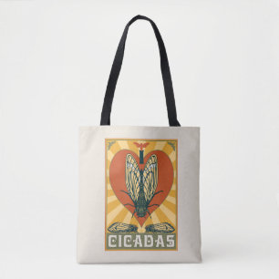 Tote Bag Je Coeur Cicadas