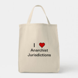 Tote Bag Je coeur les juridictions anarchistes