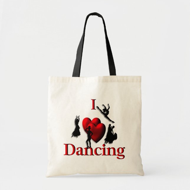 Tote Bag Je danse du coeur (Devant)
