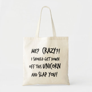 Tote Bag Je Devrais Descendre De La Licorne Et Te gifler