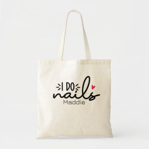 Tote Bag Je fais clous le coeur rouge budget personnalisé