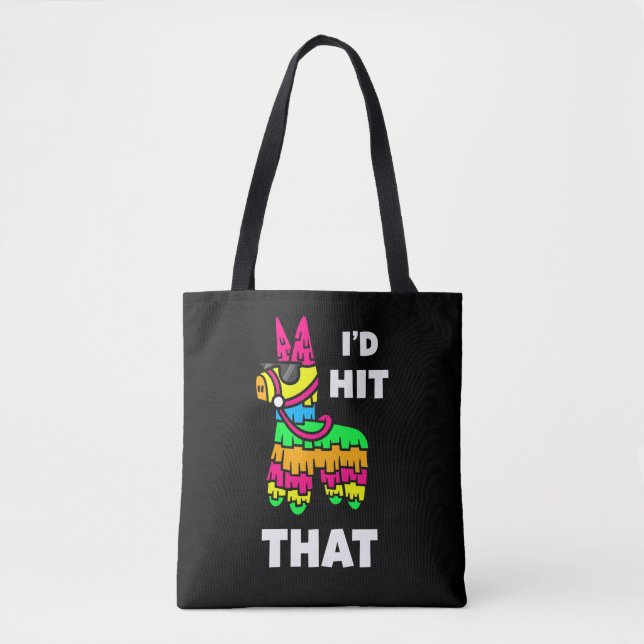 Tote Bag Je frapperais que Pinata - Cinco de Mayo Party (Devant)