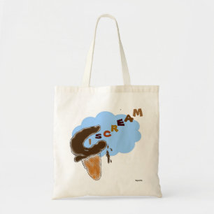 Tote Bag "Je hurle" Icecream Fourre-tout