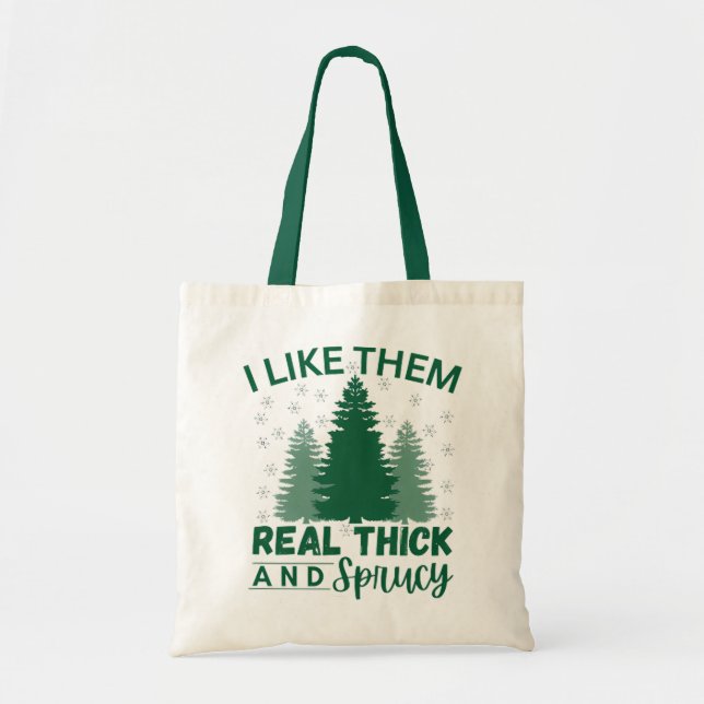 Tote Bag Je les aime vraiment épais et pulpeux (Devant)