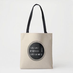 Tote Bag Je marcherai par la foi