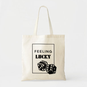 Tote Bag Je me sens chanceuse, fille chanceuse, fille chanc
