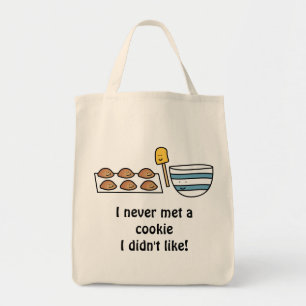 Tote Bag Je n'ai jamais rencontré un biscuit que je n'ai