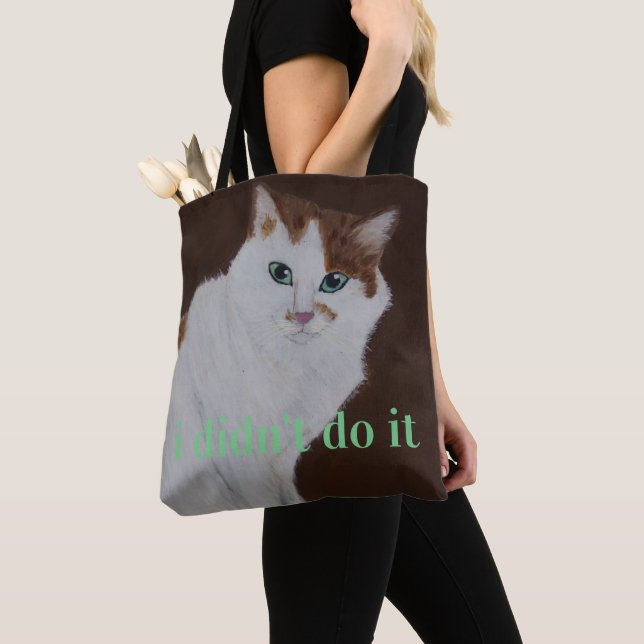 Tote Bag Je ne l'ai pas fait (De près)