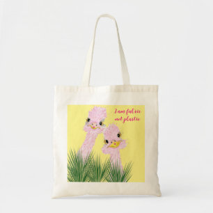 Tote Bag Je ne suis pas du tissu plastique