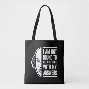 Tote Bag Je Ne Suis Pas Tenu De M'Enorgueillir De La Citati