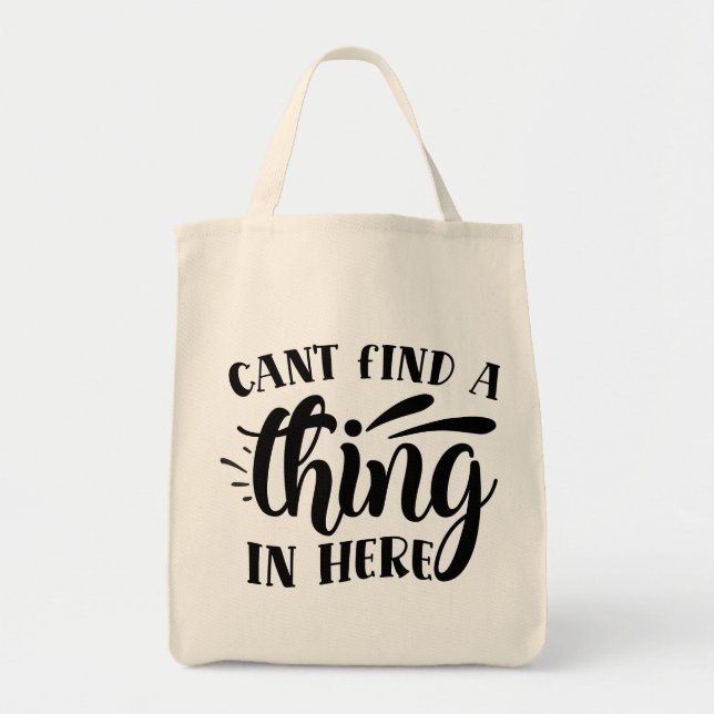 Tote Bag Je ne trouve rien ici (Devant)