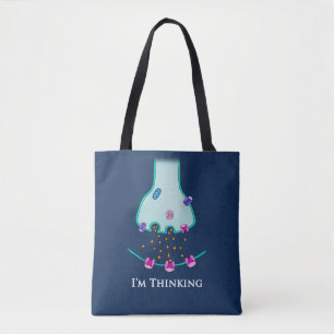 Tote Bag Je pense à la synapse neuronale
