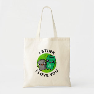 Tote Bag Je Pense Donc Je Suis Drôle Trash Pun