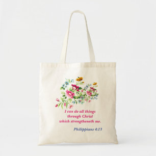 Tote Bag Je peux tout faire par le Christ