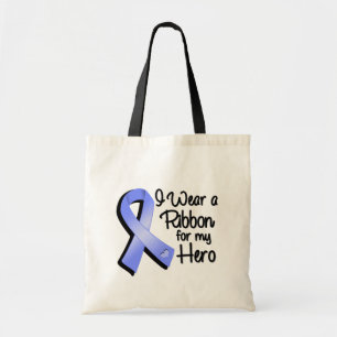 Tote Bag Je porte un ruban de persienne pour mon héros