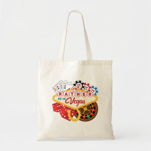 Tote Bag Je préfère être à Vegas Casino Gambler Gambling