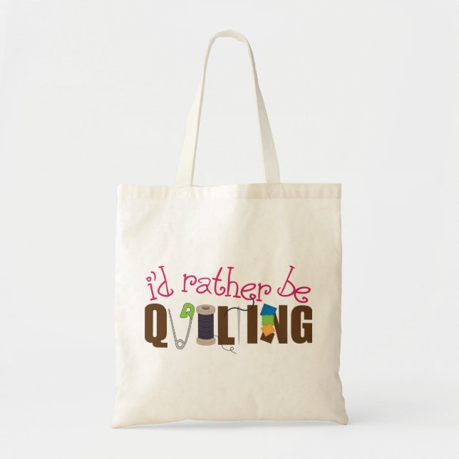Tote Bag Je préférerais me taire (Devant)