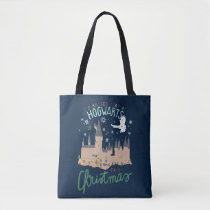 Tote Bag Je Préférerais Rester À Hogwarts Ce Noël