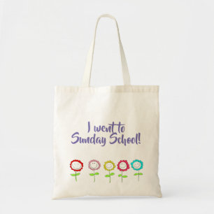 Tote Bag Je suis allé à l'école du dimanche