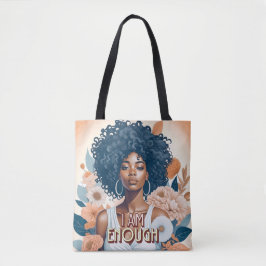 Tote Bag Je suis assez l'affirmation de la femme noire