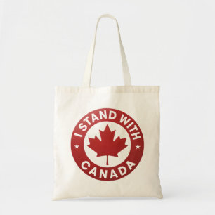 Tote Bag Je suis avec le Canada