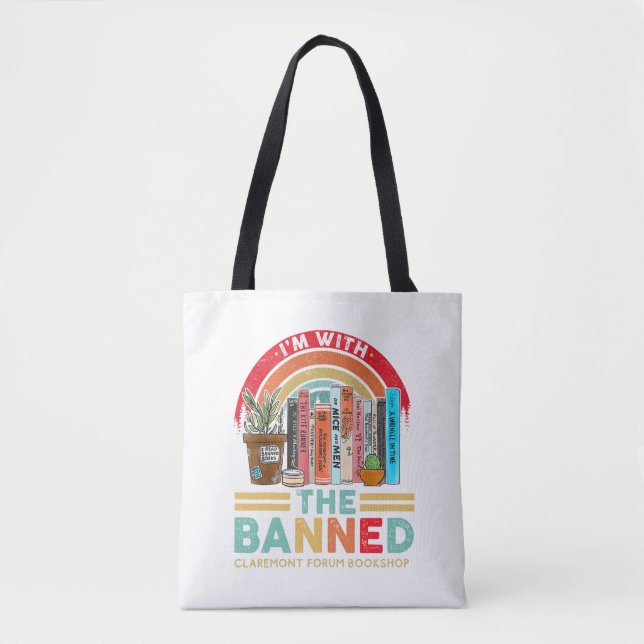 Tote Bag "Je suis avec le Fourre-tout interdit" (Devant)