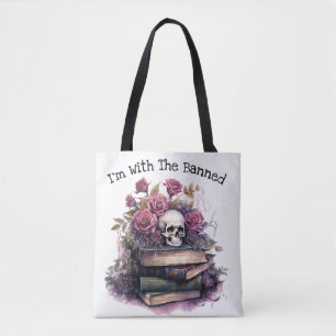 Tote Bag Je suis avec les interdits, amoureux des livres
