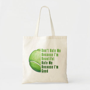 Tote Bag Je Suis Beau Je Suis Bon Bal De Tennis