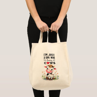 Tote Bag Je suis juste une fille qui aime l'épicerie des va
