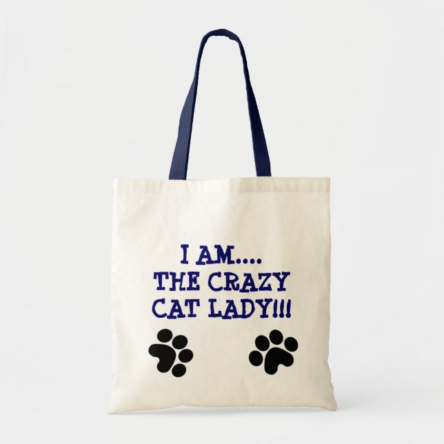 TOTE BAG JE SUIS….LA DAME DE CRAZYCAT ! ! ! (Devant)