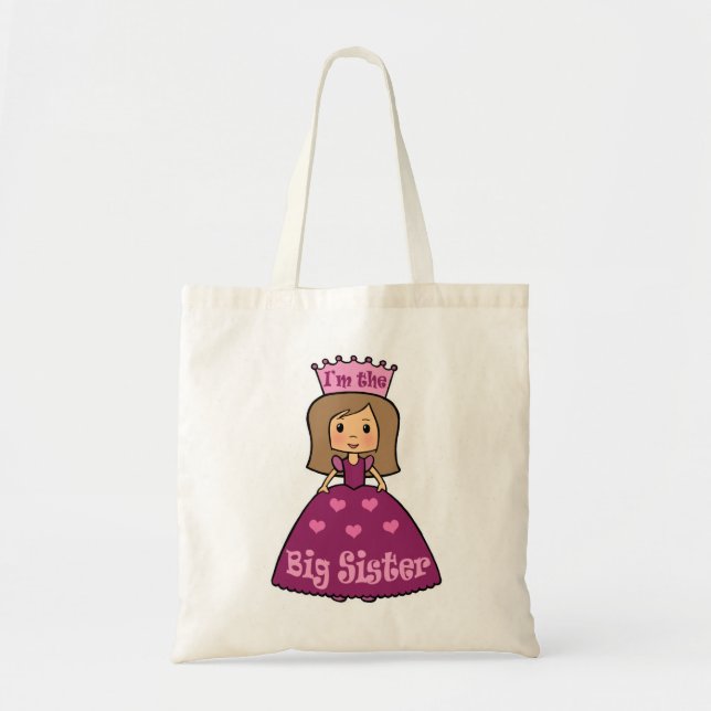Tote Bag Je suis la grande soeur (Devant)