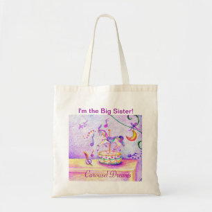 Tote Bag Je suis la grande soeur, Carousel Dreams Budget Fo
